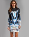 Rochie cu Imprimeuri Geometrice 22202
